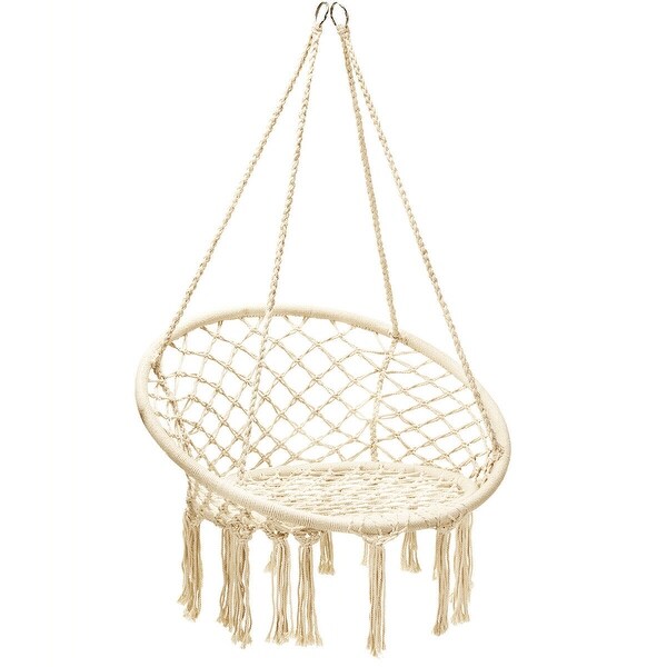 Hammock Chair Cotton Rope Handwoven 