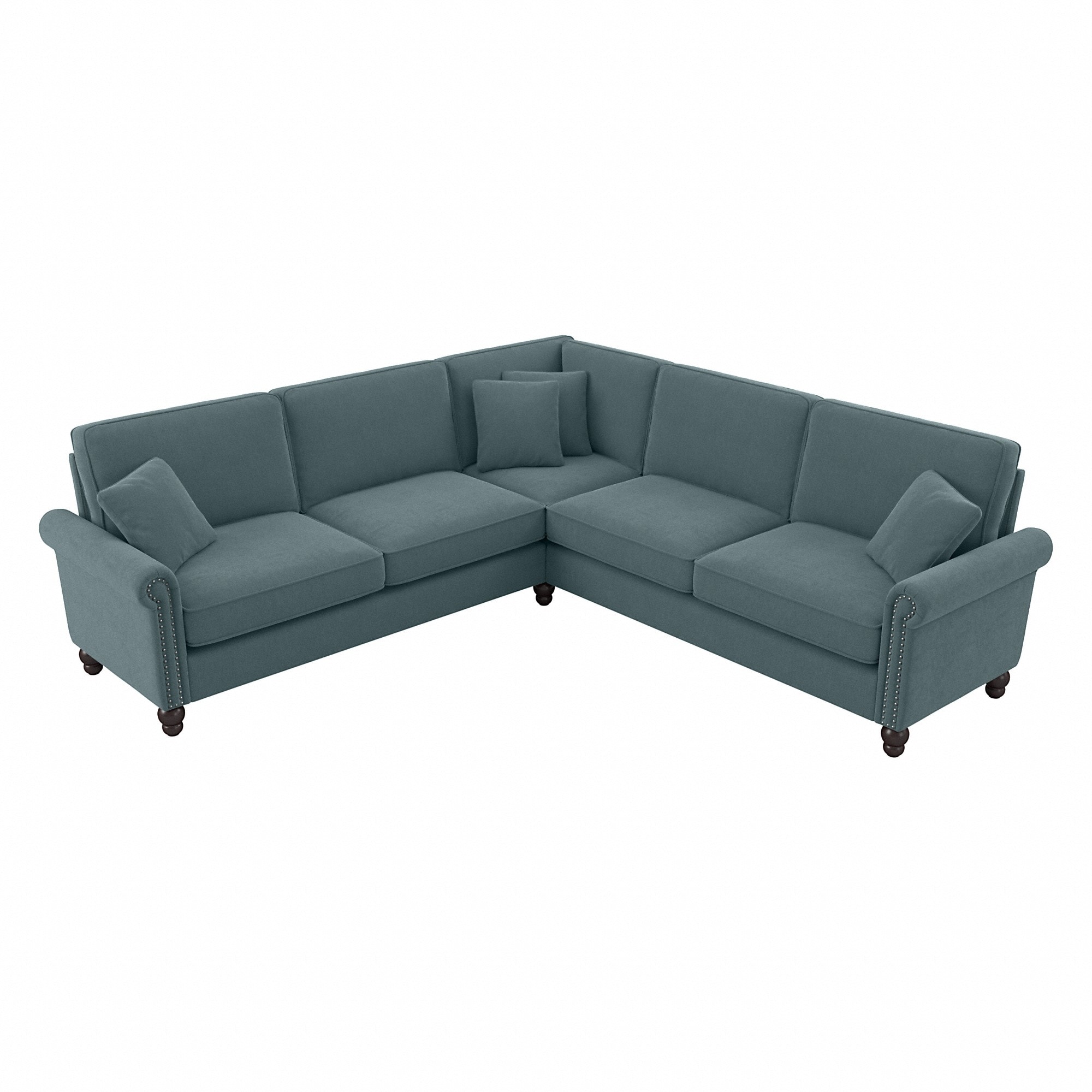 Bush Furniture Coventry 99W L Shaped Sectional Couch by