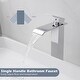 preview thumbnail 16 of 30, Vessel Sink Faucet Matte Black and Gold Single Hole Bathroom Faucet