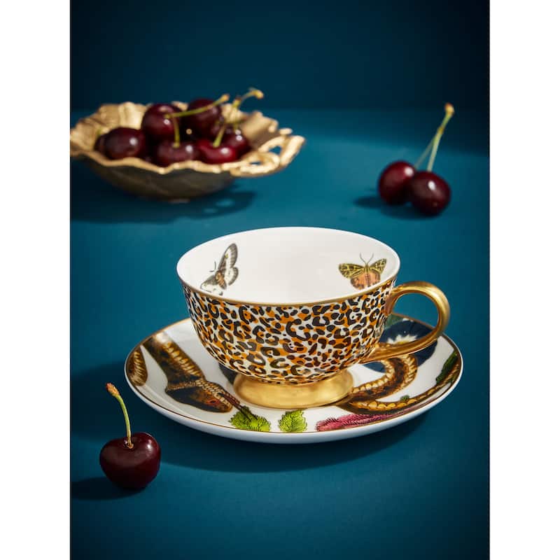 Spode Creatures of Curiosity Teacup and Saucer - 6.7 oz.
