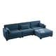 preview thumbnail 96 of 147, Corduroy Upholstered Modular Sectional Sofa for Living Room