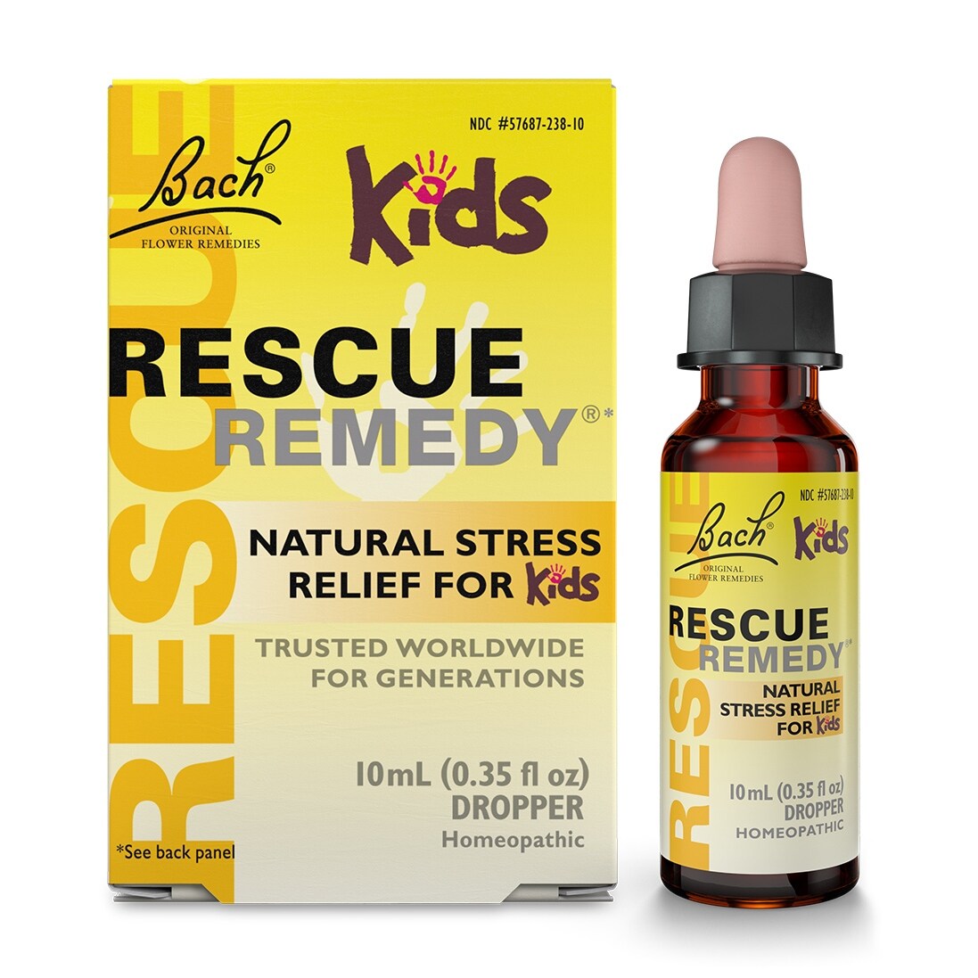 Bach - Rescue Remedy Kids Natural Stress Relief Dropper - 10 ml.