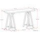 preview thumbnail 21 of 30, WYNDENHALL Hawkins Rustic Wood Console Table - 50 W x 16.5 D x 29.5 H