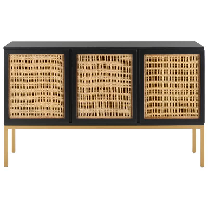 SAFAVIEH Tabetha 2-Shelf Rattan Sideboard - 54 In. W x 15 In. D x 33 In. H - 54Wx15Dx33H