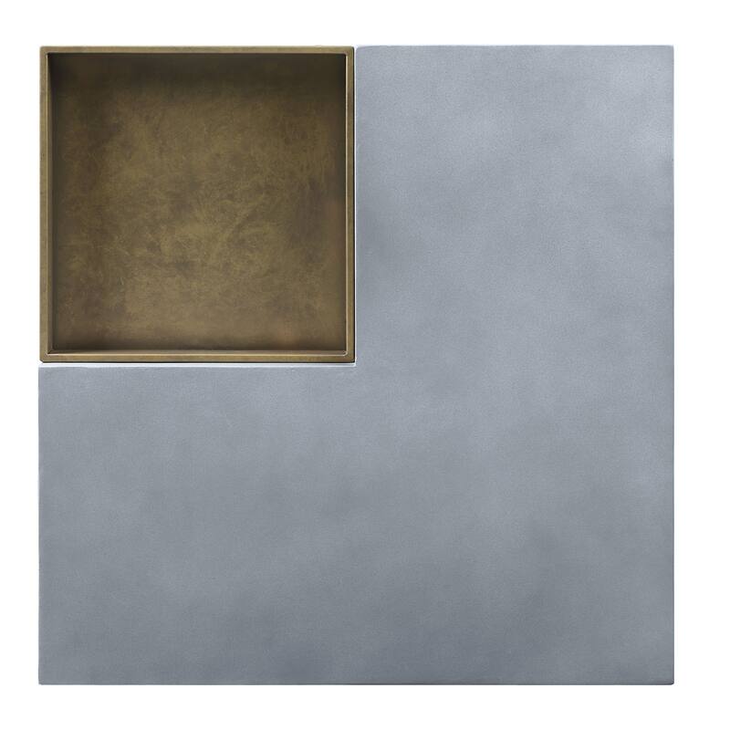 ACME Kailano Coffee Table, Weathered Gray Finish LV01928 - Concrete - Gray
