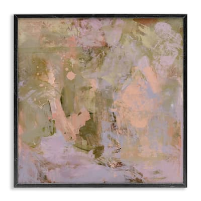 Stupell Earth Tones with Pink Framed Giclee Art Design By Hayley Michelle