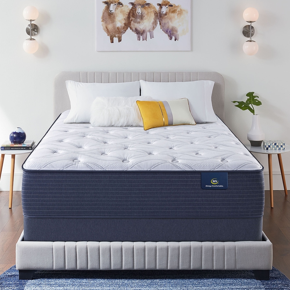 Serta Perfect Sleeper Nestled Night 10 inch Medium Firm Gel Memory Foam Mattress, Size: Twin