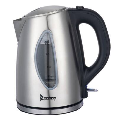 Stainless steel electric kettle with water window