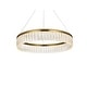 preview thumbnail 3 of 9, Elegant Lighting 2060D24 Rune 24" Wide LED Ring Chandelier - 2087