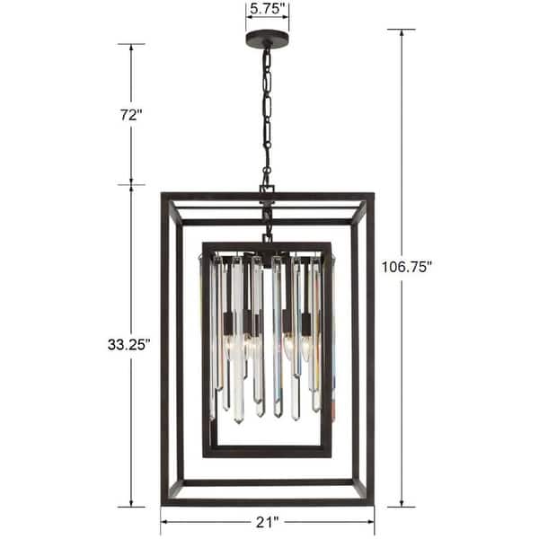 Crystorama Lighting Group Hollis 8 Light 21" Wide Chandelier with