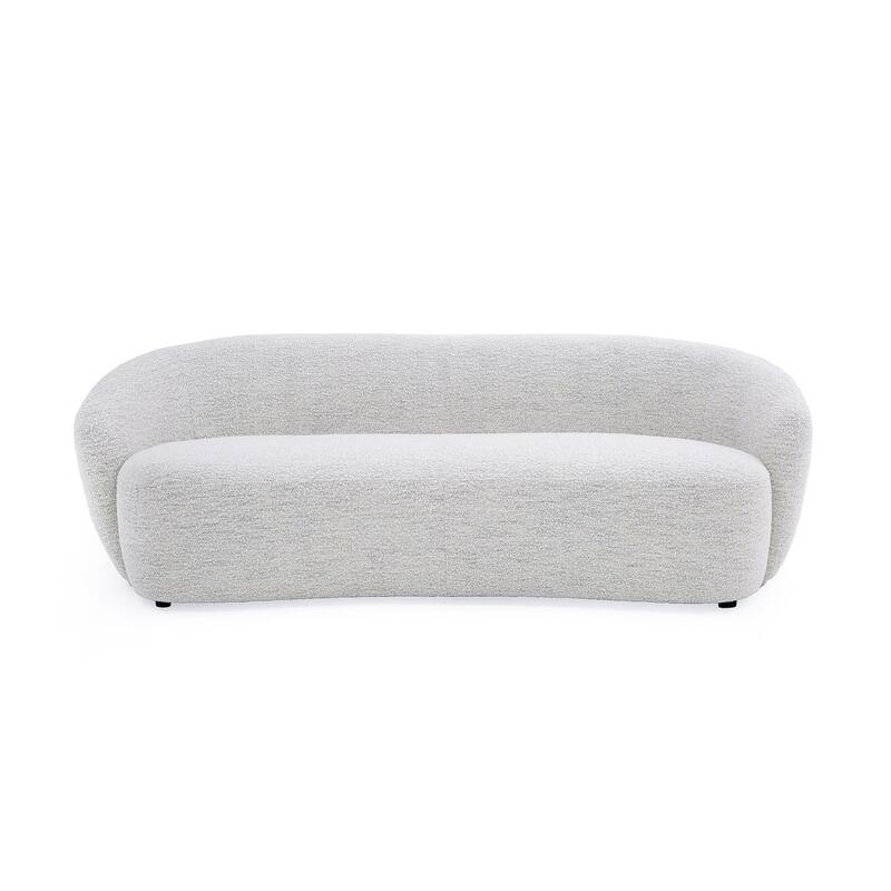 Modrest Omaha Modern Off White Fabric Sofa
