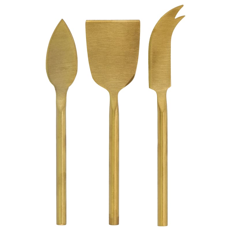MegaChef 21 x 11 Inch Acacia Wood Cheese Board with 3 Piece Knife Set