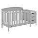 preview thumbnail 35 of 44, Graco Benton 4-in-1 Convertible Crib and Changer – GREENGUARD Gold Certified, Crib and Changing Table Combo Grey
