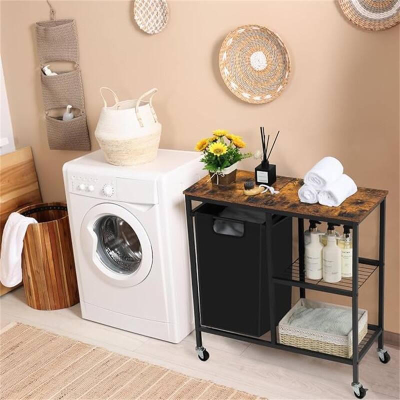 Laundry Sorter with Three Shelf - 29"L x 11.9"W x 30"H