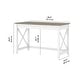 preview thumbnail 15 of 49, Key West 48W Writing Desk by Bush Furniture