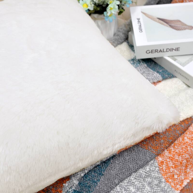 Fauxfur Pillow Shell Set 20'X20"