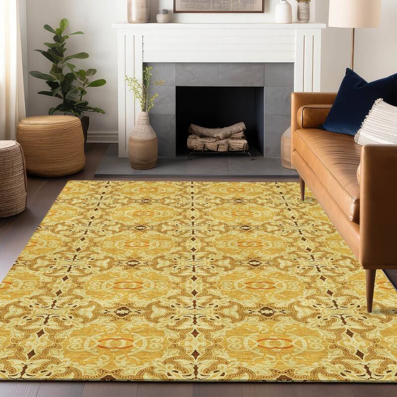 Premium Washable Super Soft Traditional Gladiator Mayfield Rug