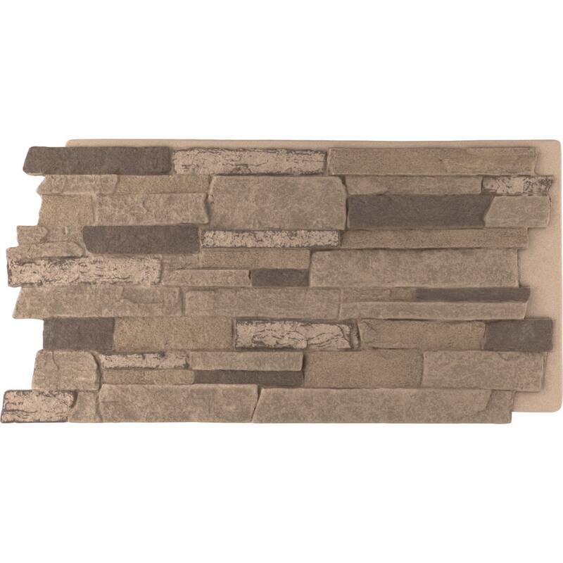 Acadia Ledge Stacked Stone, EverStone Faux Stone Siding Panel