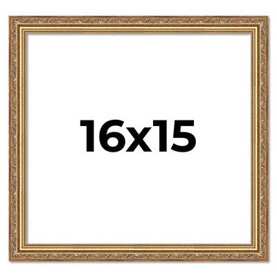 16x15 Frame Red Solid Wood Picture Frame