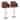 Porch & Den Dahlia Adjustable Bar Stool with Rounded T Footrest (Set of 2)