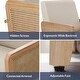 preview thumbnail 4 of 8, BELLEZE Kensington Accent Armchair w/ Solid Wood Frame