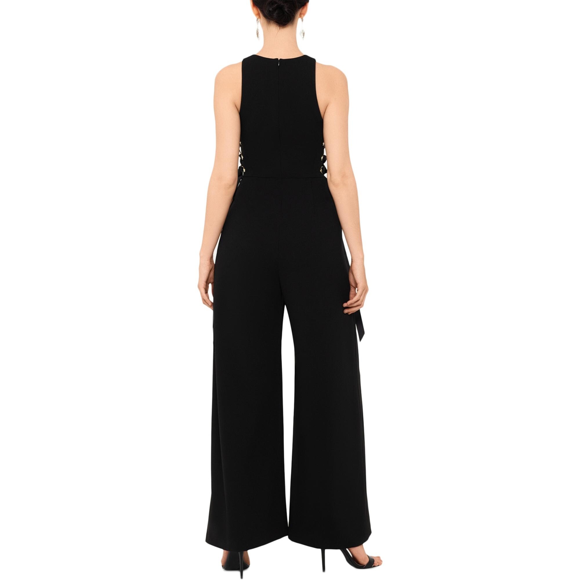 wide leg trouser jumpsuit