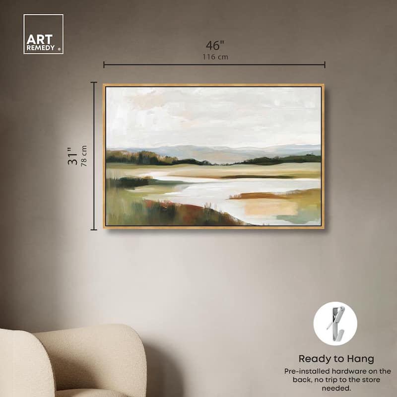 Verdant Valley Canvas by Art Remedy