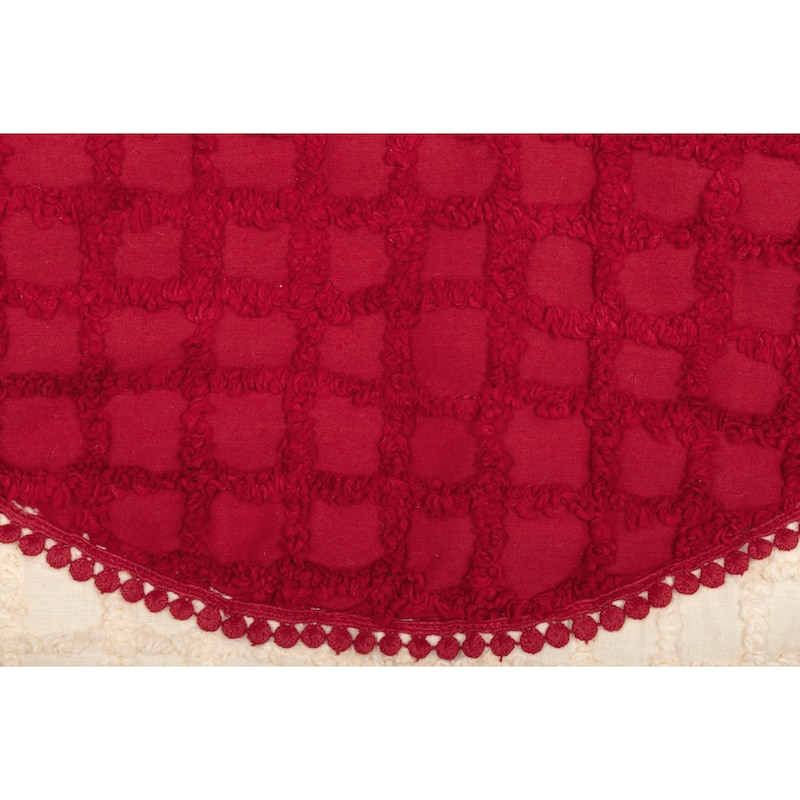 Chenille Christmas Tree Skirt
