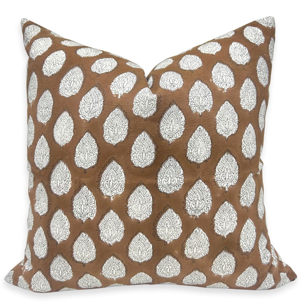 Fabdivine Cotton Bohemian Block print pillow Cover