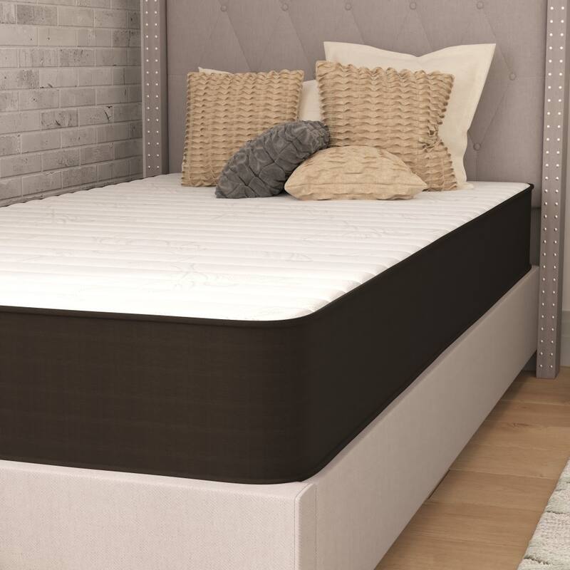 Medium Tight Top Innerspring Hybrid Mattress - Gray