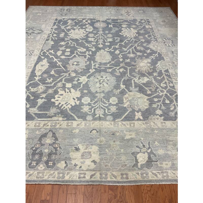 HERAT ORIENTAL Handmade Oushak Wool Rug - 12' x 14'1"