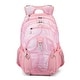 preview thumbnail 2 of 17, Backpack, Travel, or Work Bookbag with tablet sleeve, One Size, Pink Marble - Bubblegum Pink