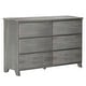 preview thumbnail 3 of 31, Max and Lily Farmhouse 6-Drawer Dresser