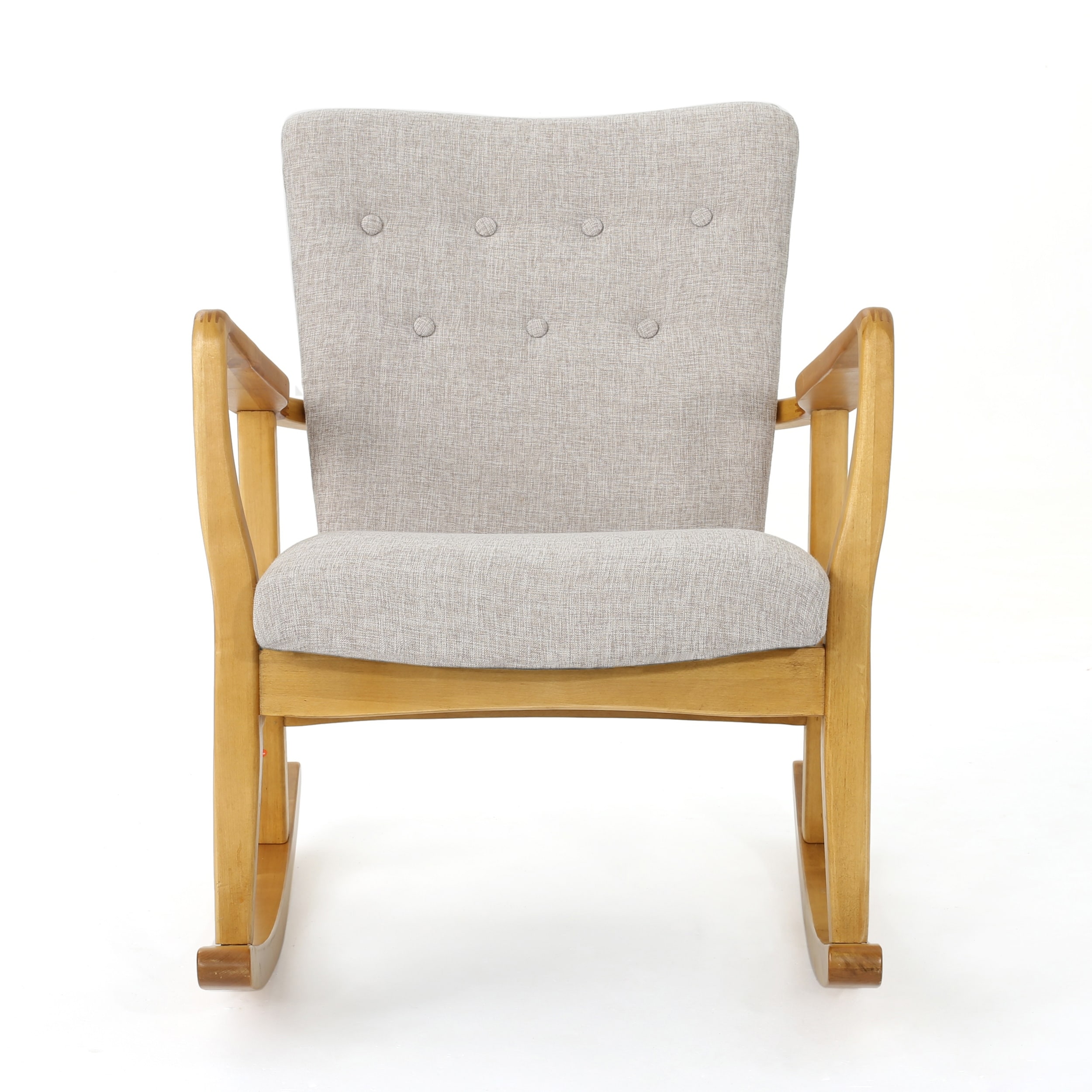 Callum mid century fabric rocking chair by 2025 christopher knight home