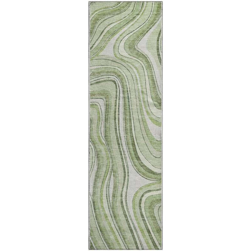 Premium Washable Super Soft Modern Waves Mayfield Rug