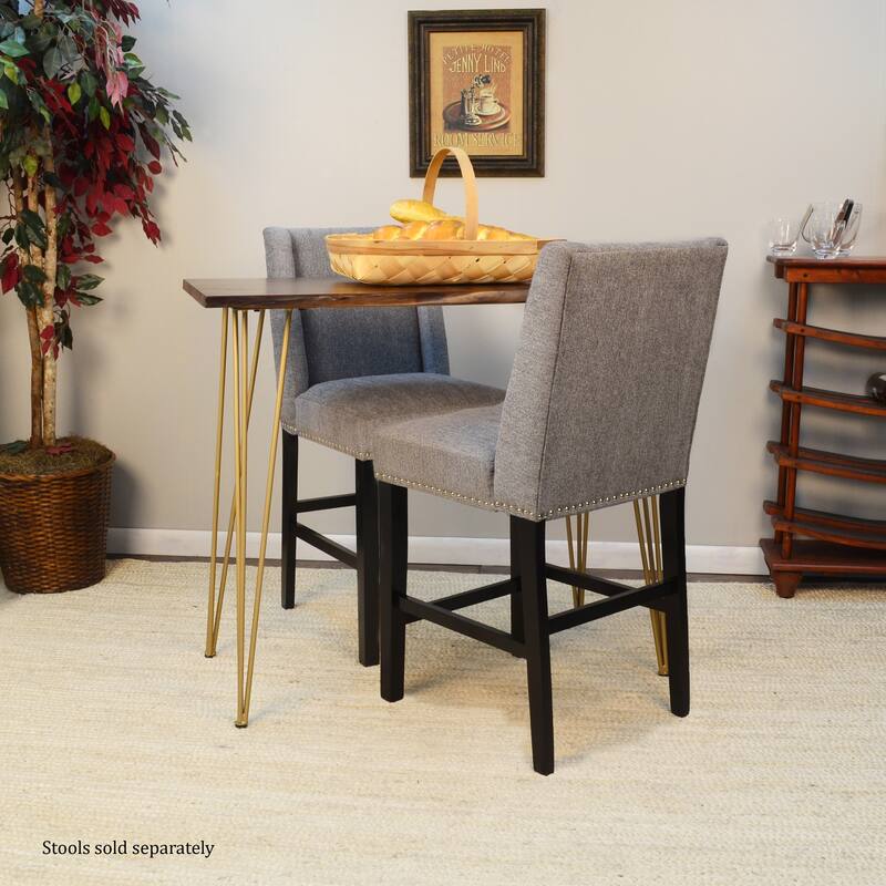 Carolina Living Seti Live Edge Bar Table
