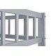 preview thumbnail 8 of 9, Wooden Twin/Full Stairway Bunk Bed with Trundle,Grey