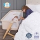 preview thumbnail 7 of 10, Evolur Stellar Bassinet and Bedside Sleeper Beige