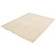 preview thumbnail 4 of 7, ECARPETGALLERY Hand Loomed Gabbeh Luribaft Ivory Wool Rug - 7'5 x 9'6