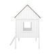 preview thumbnail 21 of 26, Stylish & Playfun Design Low Loft Bed with Roof, Ladder, Guardrail and Windows, Twin Size