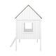 preview thumbnail 7 of 54, Twin Size Low Wood House Loft Bed With Two Side Windows for Home