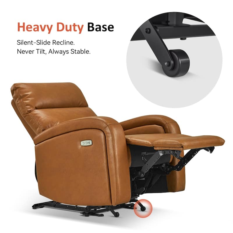 Zero Wall Recliner Chair, Power Recliner with USB & Type-C Dual Charge Ports, for Small Space, Living Room