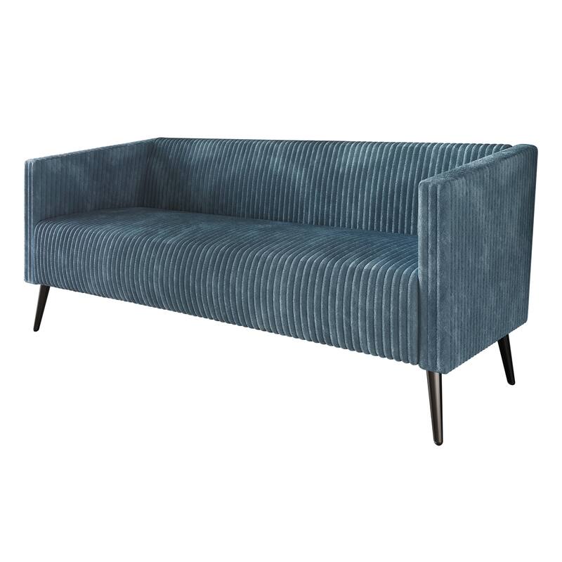 CraftPorch Corduroy Modern Velvet Upholstered 2-Piece Living Room Set