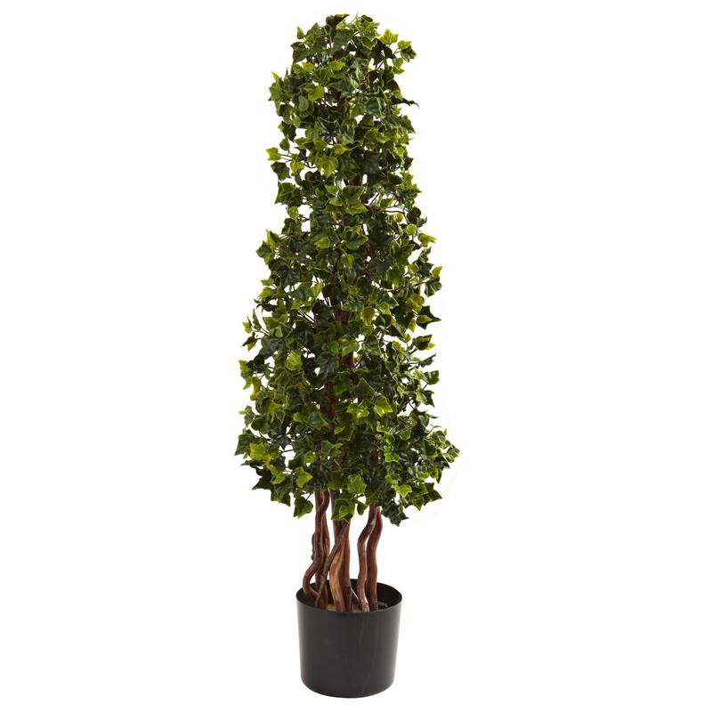 Modern Spiral Tree - 3.5ft Indoor Outdoor Decor - English Muse Design - 3.5ft.