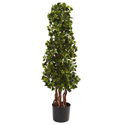 Modern Spiral Tree - 3.5ft Indoor Outdoor Decor - English Muse Design - 3.5ft.