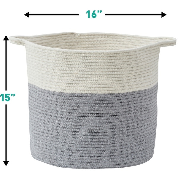 Rope top storage bin