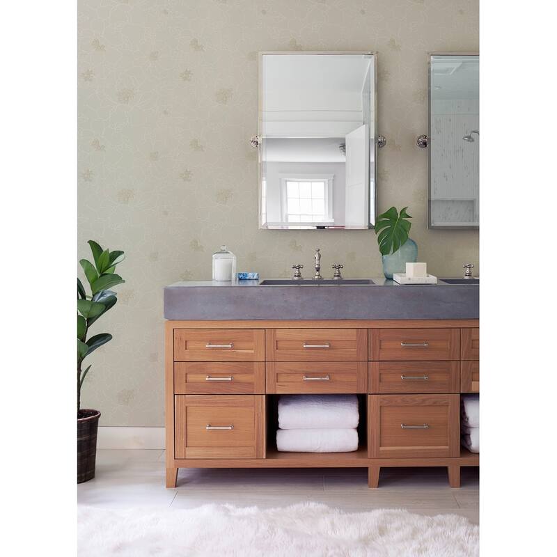 A-Street Prints Nanking Brown Grasscloth Wallpaper