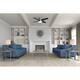 Hunter 52" Dempsey Flush Mount Ceiling Fan w/ LED Light Kit and Handheld Remote