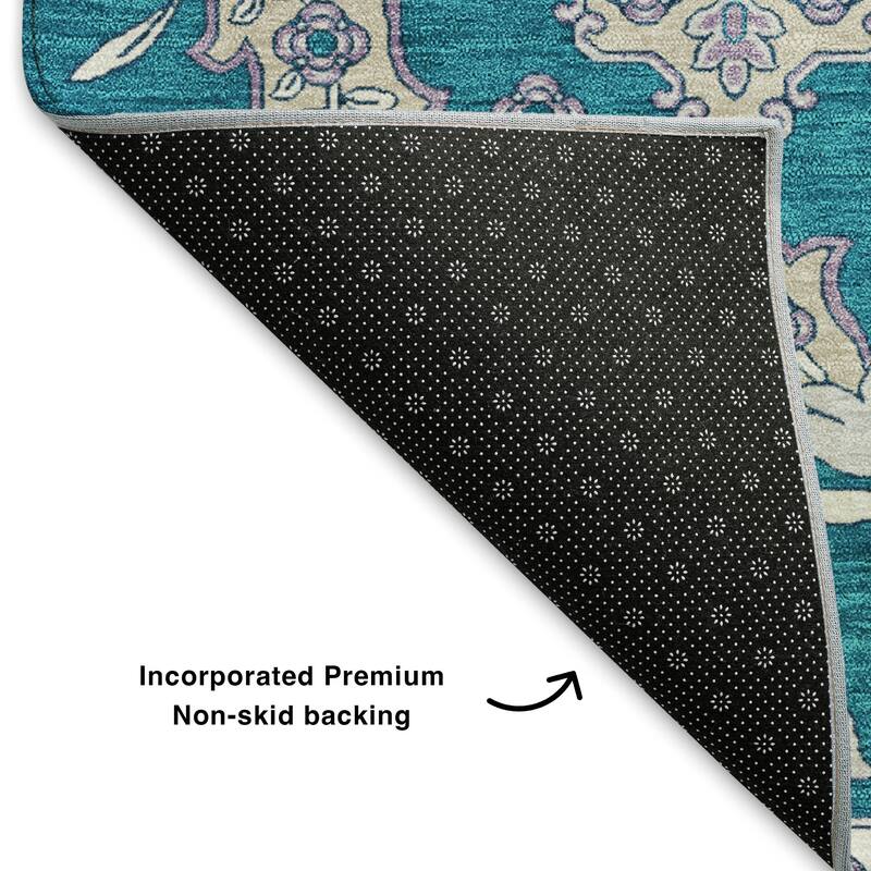 Premium Washable Super Soft Classic Traditional Mayfield Rug