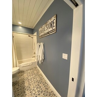 Farmhouse Sign Vintage General Store Design in White